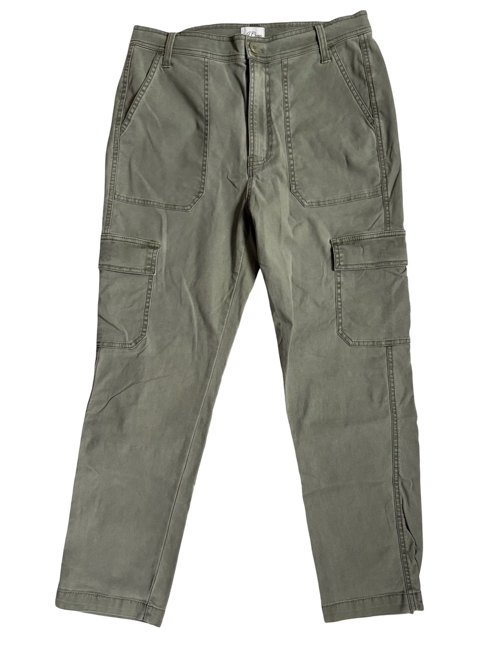 J. Crew AB590 Green New Straight Leg Cargo Pants 28 - Picture 2 of 4